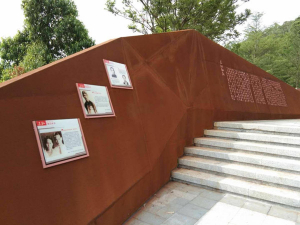 渭城耐候钢挡土墙
